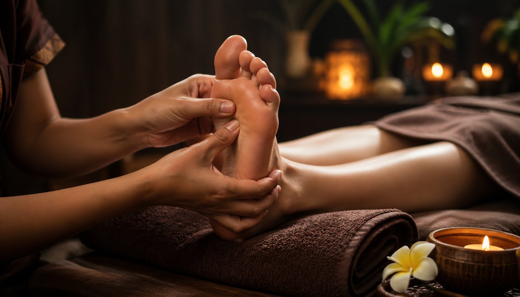 Reflexology treatment
